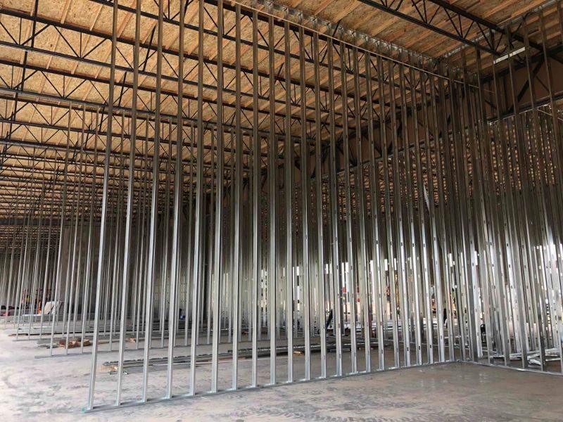 Construction Update: Demising Walls Under Way